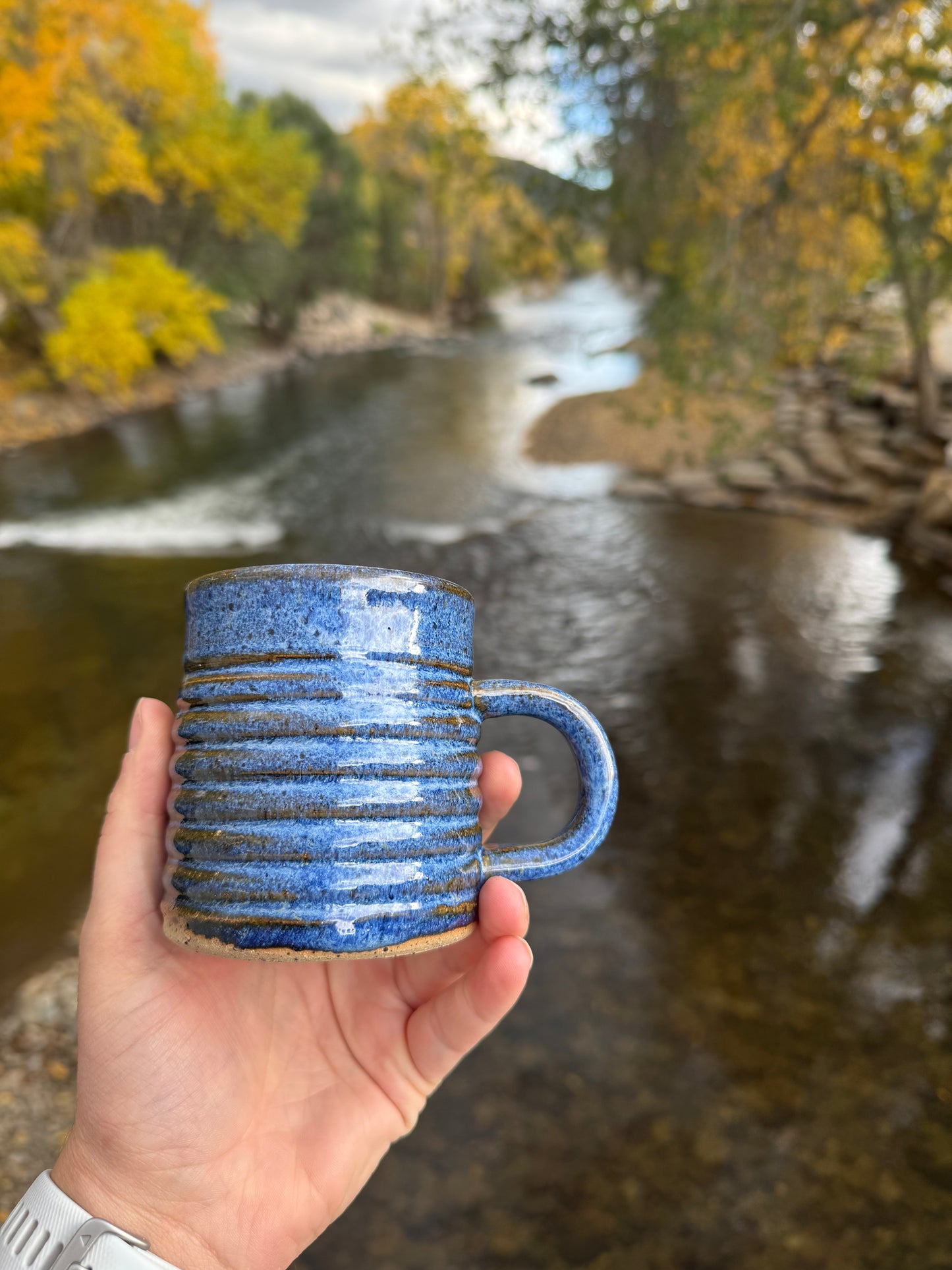 Blue Rust Mug