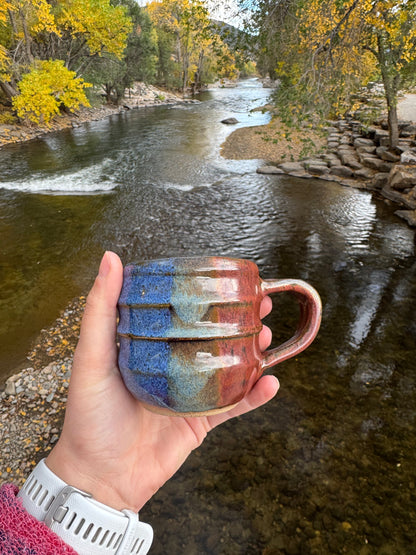 Blue Rust Mug