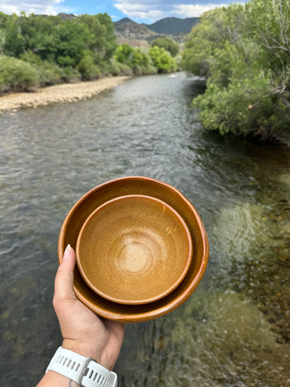 Ocre Soup Bowl